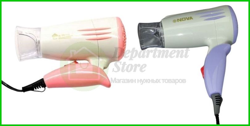 Фен дорожный складной NOVA NV-9012, 1400 W | Купить в Москве | Интернет-магазин Department-store.ru