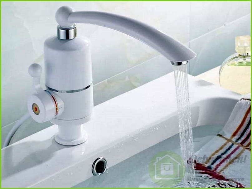 Кран водонагреватель проточный Instant Electric Heating Water Faucet для кухни, вид 8