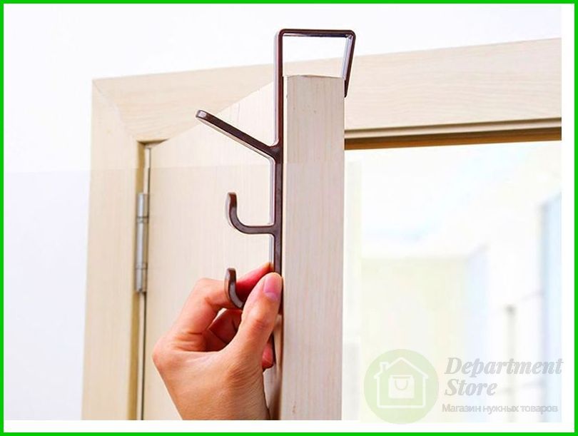 Крючок-держатель на дверь (3 крючка)